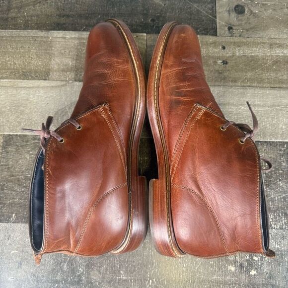 Cole Haan Mens Size 11M Tyler Grand Leather Chukka Shoes Brown Lace Up C24298 - Picture 5 of 9